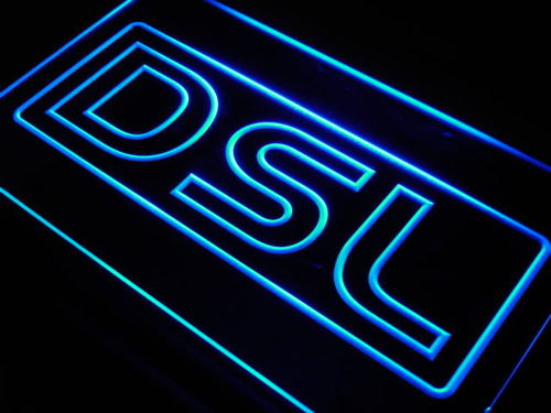 DSL Computer Digital Data Transfer Light Sign
